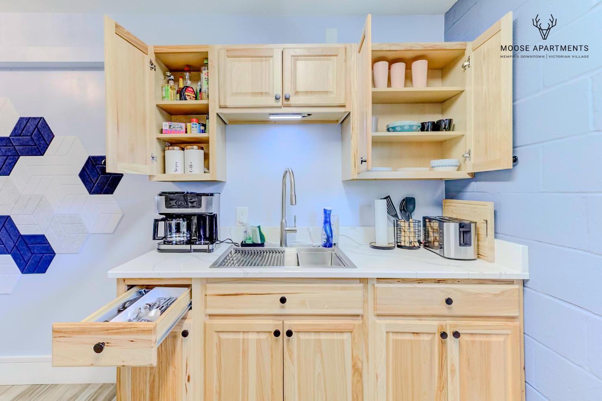 The Moose #3 - Modern Luxe Studio With Free Gated Parking & Wifi Memphis Exterior photo